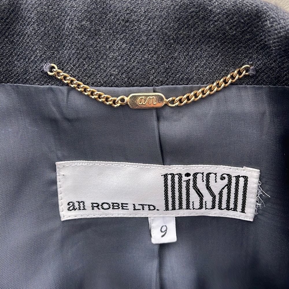 Gorgeous Missan designer wool blend vintage grey and gold suit US sz6? Japan sz9 - Picture 5 of 14